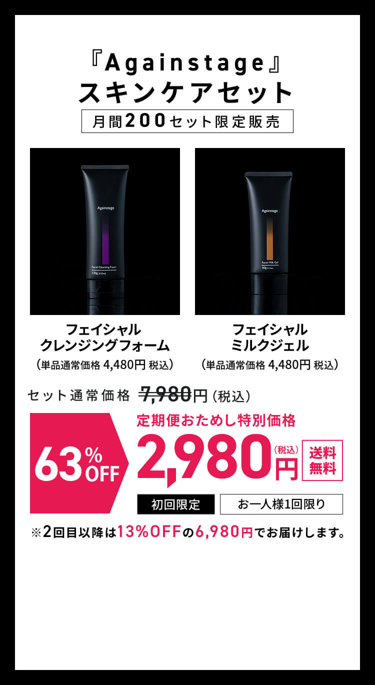 『Againstage』スキンケアセット